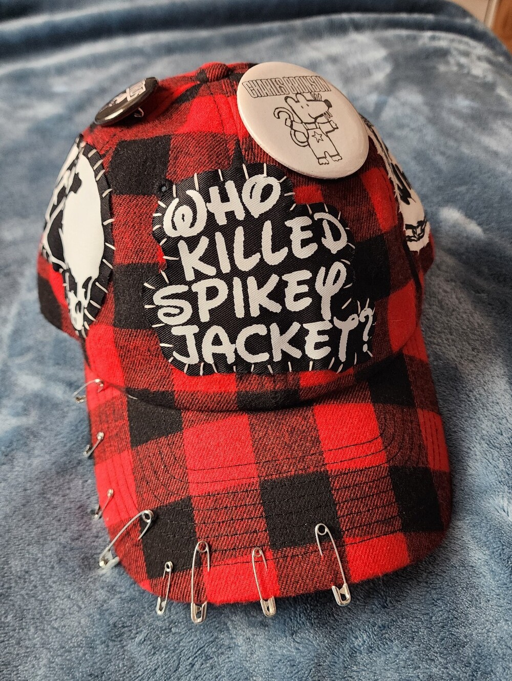 DIY Punk Plaid Hat